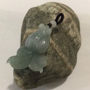 Grade A Natural Goldfish Jade Charm